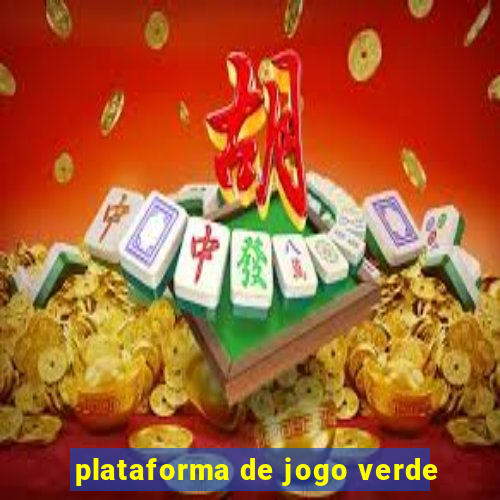 plataforma de jogo verde